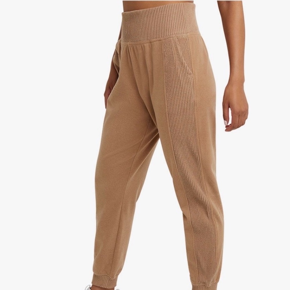 Champion Tan Ribbed Joggers